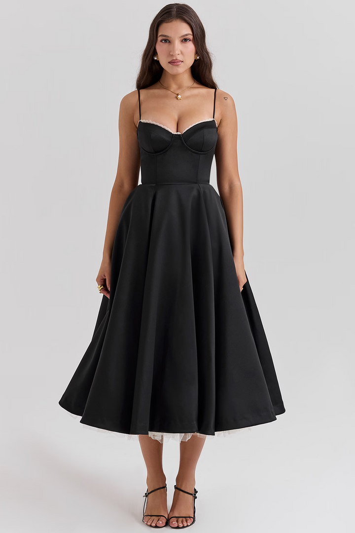 Céline | Robe Amincissante Élégante