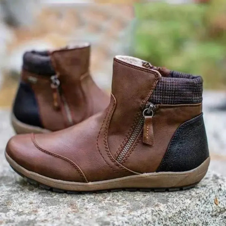 Sharon | Bottes Orthopédiques étanches à Fermeture éclair Premuim