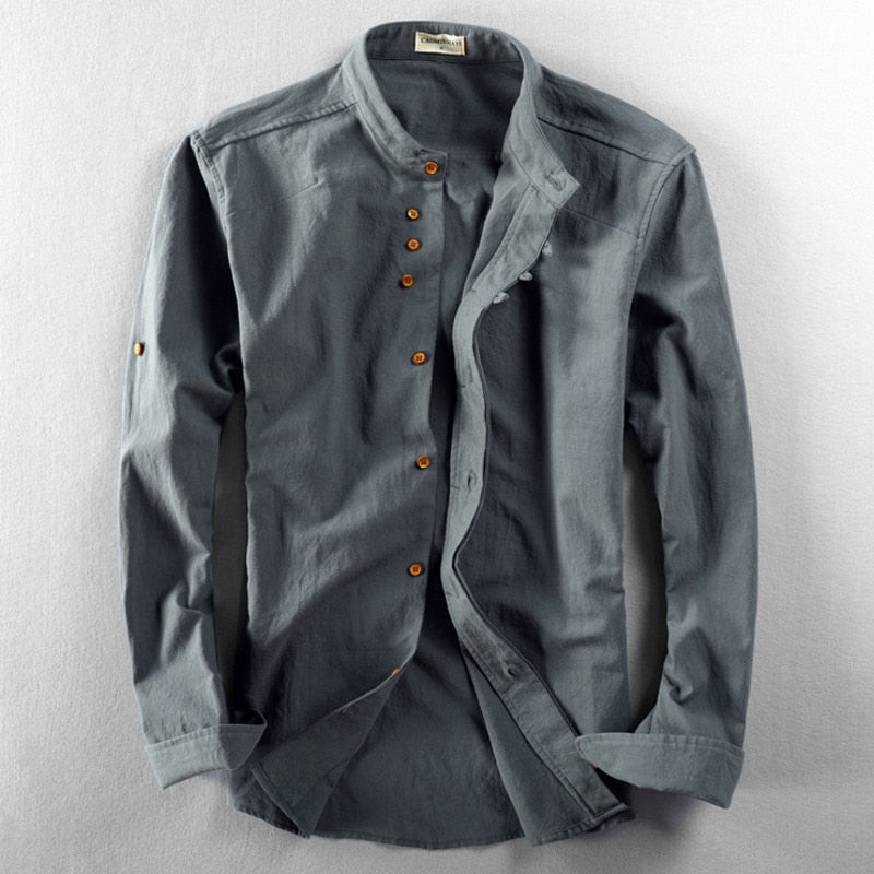 Victor | Chemise Style Japonais Pour Hommes